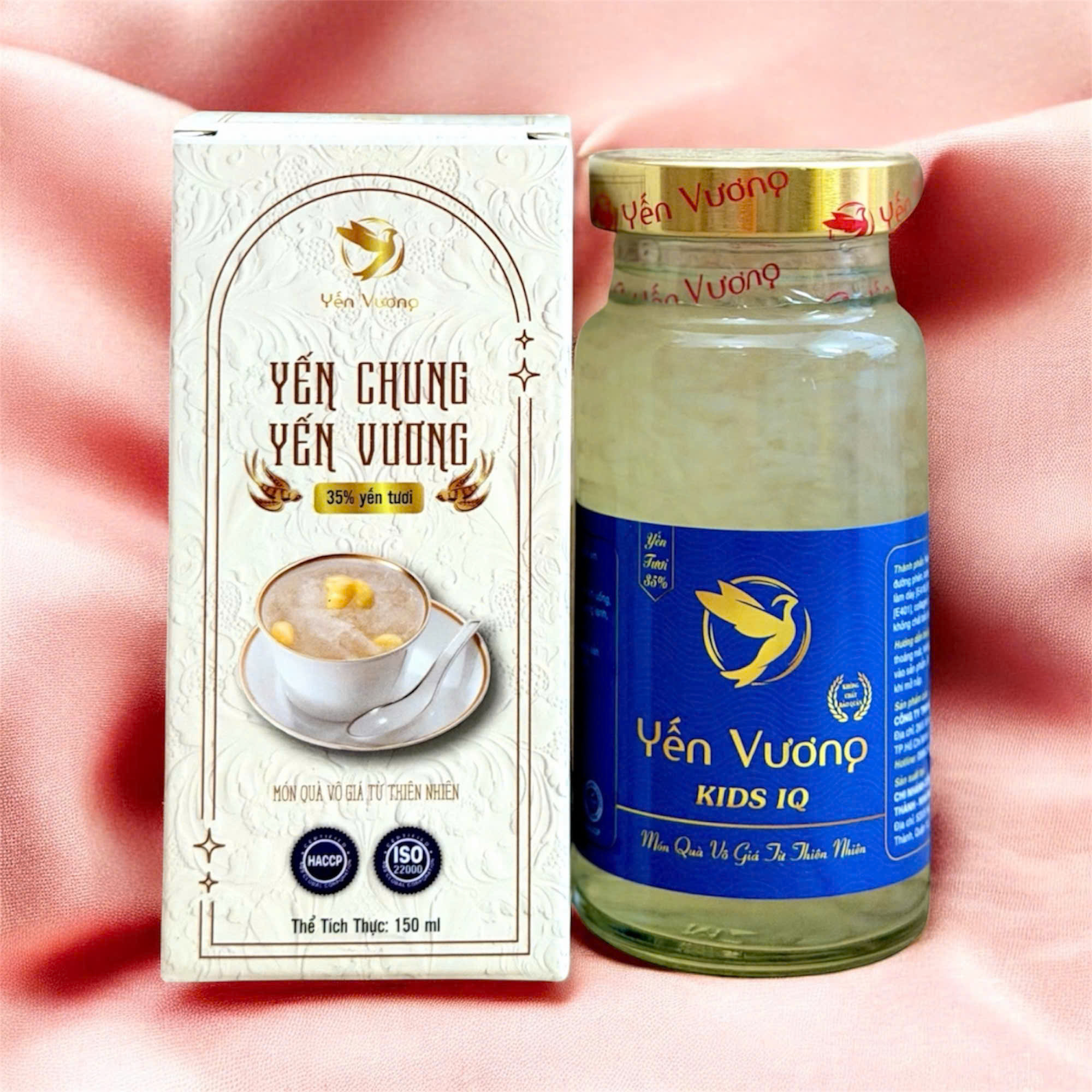 Hũ yến Vương 140ml có hộp Kids IQ